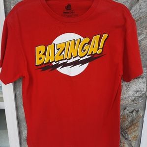 Ripple Junction The Big Bang Theory "Bazinga!" Graphic Tee Size Medium